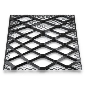 Hot Rolled Black Steel Expanded Metal Mesh Bahri 2.8 mm Thickness 2.44 m Width 5 m Length