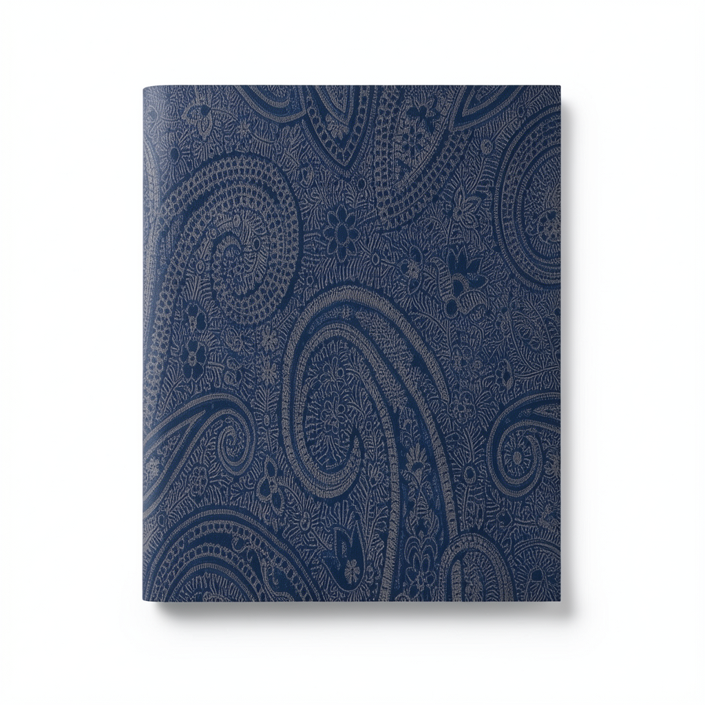 Italian Wallpaper Patterned Design Navy Blue, Size 10mx0.73m, Model 275027
