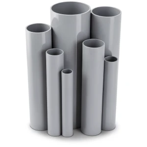 UPVC Pipes Nominal Pressure 12 Bar Outside Diameter 140.4 mm Thickness 8.4 mm Gray