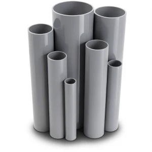 UPVC Pipes 48.4 mm Outside Diameter 2.20 mm Thickness Gray