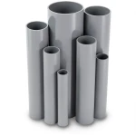 مواسير UPVC قطر خارجي 60.2 مم سمك 1.8 مم لون رمادي