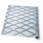 Galvanised Steel Expanded Metal Mesh  Bahri Thickness 3.8 mm Width 2.44  M Length 2 meter | Bait Al Tatawor Company