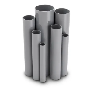 UPVC Pipes Outside Diameter 75.3 mm Thickness 2.2 mm Gray
