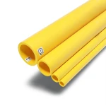 HDPE Pipes PE 80 Pressure 10 Bar Diameter 250 mm Thickness 18.4 mm Yellow | NEPROPLAST