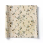 Italian Wallpaper floral design 10m x 1.06m, beige, model 41338