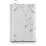 Italian Wallpaper 10m x 0.53m Pale Grey, Model 6255