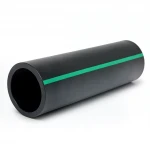 مواسير HDPE ضغط  12.5 بار [PE 80] قطر خارجي 180 مم  SDR 11  لون اسود | مصنع المنى