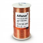 Alfanar 4 mm Electric Wire 450/750V, Stranded Copper Conductor PVC Insulation, 300ft Length