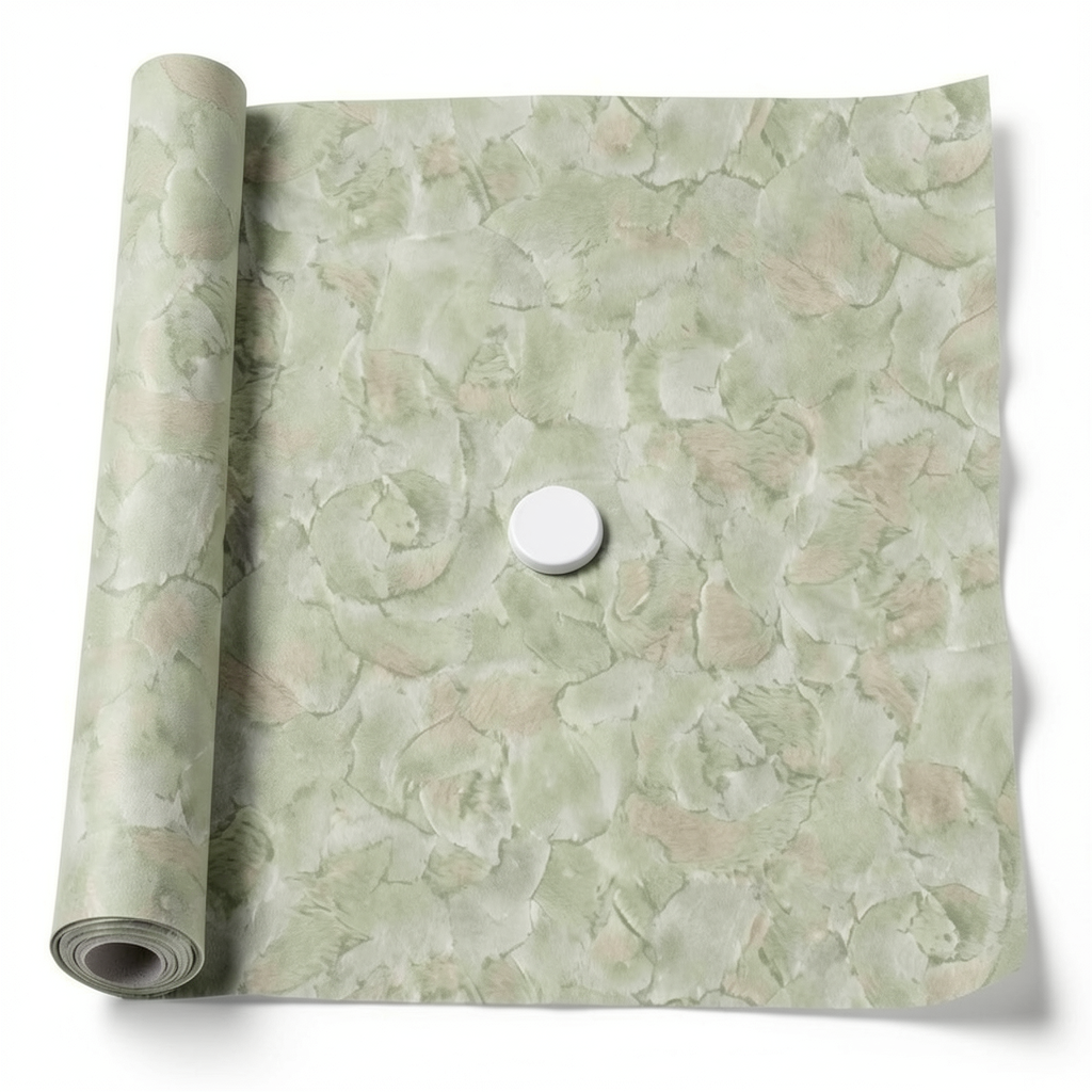 Wallpaper Italian Pattern Design Pale Green, Size 10mx0.70m, Model 14090