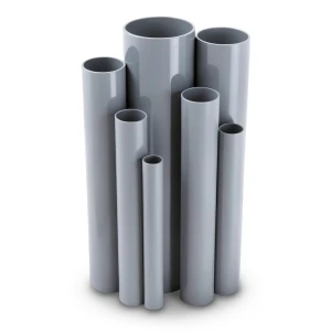 مواسير UPVC جدول 80 مقاس 4 إنش سمك 8.56 مم لون رمادي