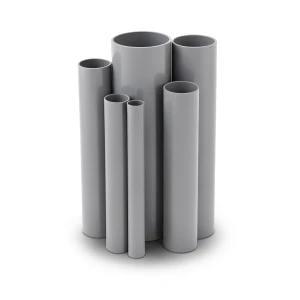 مواسير UPVC جدول 80 مقاس 5 إنش سمك 9.52 مم لون رمادي
