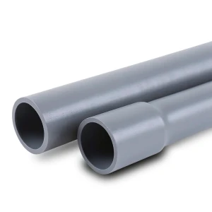 UPVC Pipes Sewage System Nominal Pressure 4 Bar Outside Diameter 75 mm Thickness 1.8 mm Gray