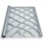 Galvanised Steel Expanded Metal Mesh  Bahri Thickness 1.5 mm Width 2.44  meter Length 7 meter | Bait Al Tatawor Company