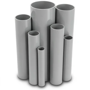 UPVC Pipes Nominal Pressure 12 Bar Outside Diameter 140.4 mm Thickness 8.4 mm Gray