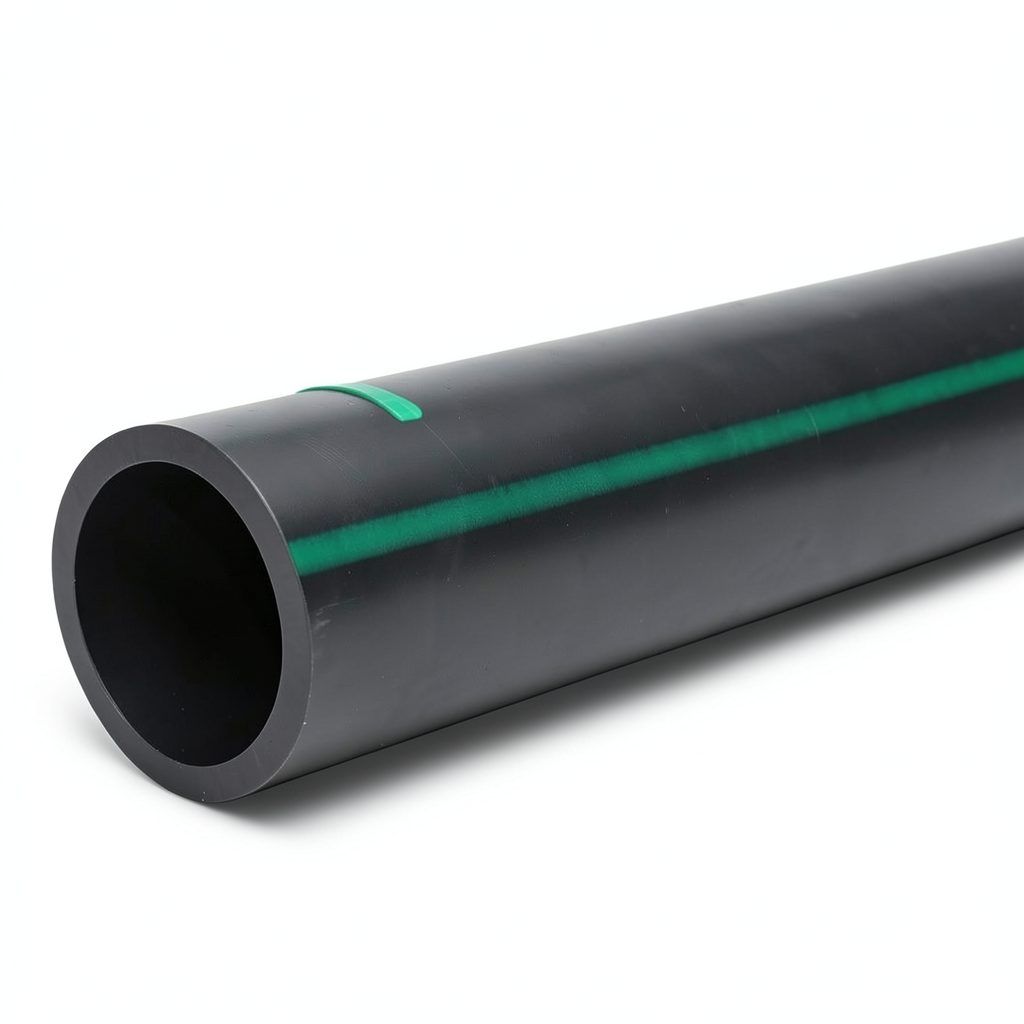 أنابيب بلاستيك HDPE ضغط 4 بار PE 80 قطر خارجي 315 مم SDR 41 لون أسود