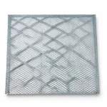 Galvanised Steel Expanded Metal Mesh  Bahri Thickness 3.8 mm Width 2.44  meter Length 3 meter | Bait Al Tatawor Company