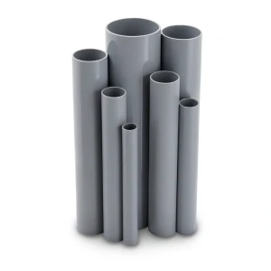 UPVC Pipes 48.4 mm Outside Diameter 2.20 mm Thickness Gray
