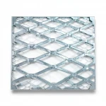 Galvanised Steel Expanded Metal Mesh  Bahri Thickness 5.8 mm Width 2.44  meter Length 4 M | Bait Al Tatawor Company
