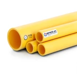 HDPE Pipes PE 80 Pressure 6 Bar Outside Diameter 180 mm Thickness 8.2 mm Yellow | NEPROPLAST