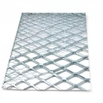 Galvanised Steel Expanded Metal Mesh  Bahri Thickness 3.8 mm Width 2.44  meter Length 3 meter | Bait Al Tatawor Company