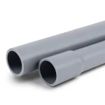 مواسير UPVC للصرف الصحي ضغط اسمي 4 بار قطر خارجي 160 مم سمك 3.2 مم لون رمادي
