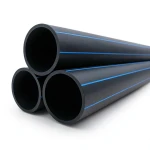 HDPE Pipes PE 80 Nominal Pressure 10 Bar Outside Diameter 200 mm Thickness 14.7 mm Black | NEPROPLAST