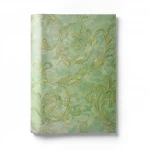 Italian classic wallpaper, size 10 m x 1.06 m, green color, model 56919   