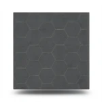 Italian Geometric Wallpaper 10m x 0.73m Dark Gray, Model Z90043