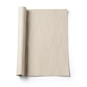 German Wavy Wallpaper 10m x 0.53m Beige, Model 10033-02