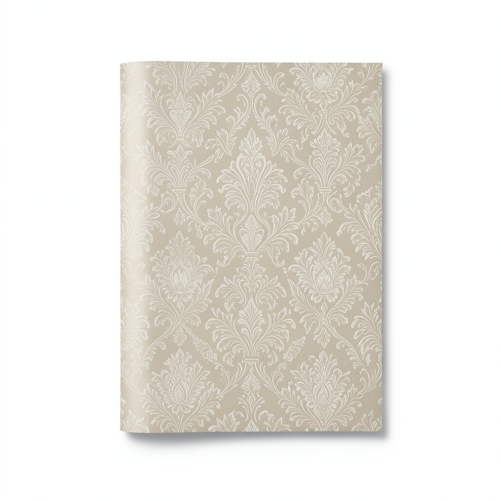 Italian Wallpaper Patterned Design Beige Color, Size 10mx0.73m, Model 81039