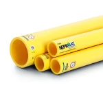 HDPE Pipes PE 80 Pressure 6 Bar Outside Diameter 630 mm Thickness 28.7 mm Yellow | NEPROPLAST
