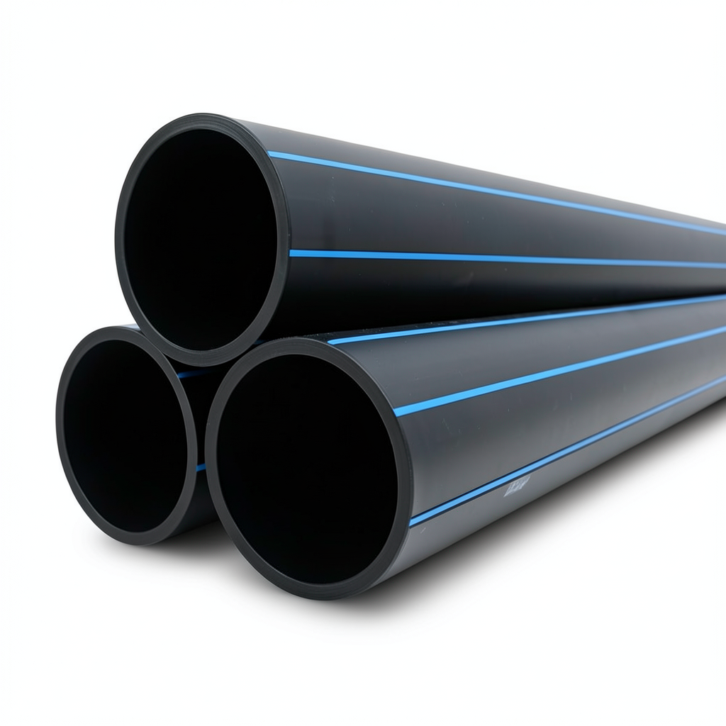 HDPE Pipes PE 80 10 Bar 355 mm Diameter 26.1 mm Thickness Black | NEPROPLAST