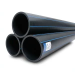 HDPE Pipes PE 80 Pressure 10 Bar Diameter 400 mm Thickness 29.4 mm Black | NEPROPLAST