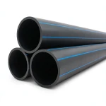 HDPE Pipes PE 80 Nominal Pressure 10 Bar Outside Diameter 140 mm Thickness 10.3 mm Black | NEPROPLAST