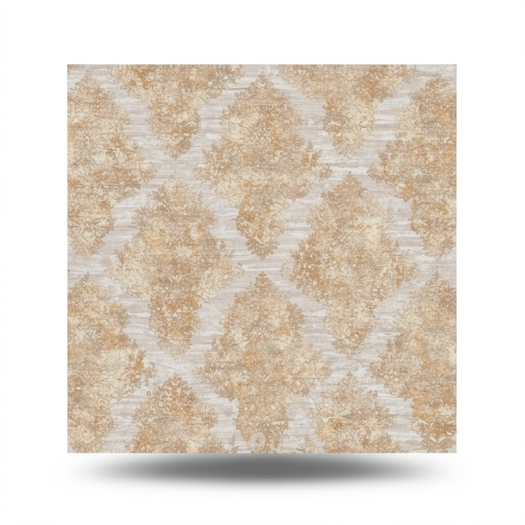 ورق جداري تصميم كلاسيك بني فاتح 10 م × 1.06 م، موديل 78029
