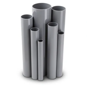 UPVC Pipes Nominal Pressure 9 Bar Outside Diameter 168 mm Thickness 6.6 mm Gray