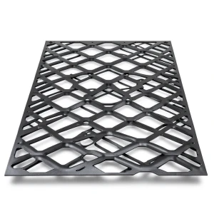 Hot Rolled Black Steel Expanded Metal Mesh 3 mm Thickness 2.44m Width 7m Length