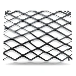 Hot Rolled Steel Expanded Metal Mesh Bahri 4.8 mm Thickness 2.44 m Width 1 m Length
