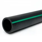 مواسير بلاستيك HDPE ضغط  16 بار [PE 80] قطر خارجي 250 مم  SDR 9  لون اسود مع خط اخضر | مصنع المنى