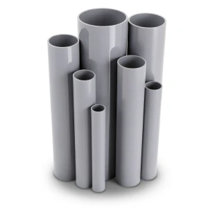 مواسير UPVC قطر خارجى 140.0 مم سمك 2.6 مم لون رمادي