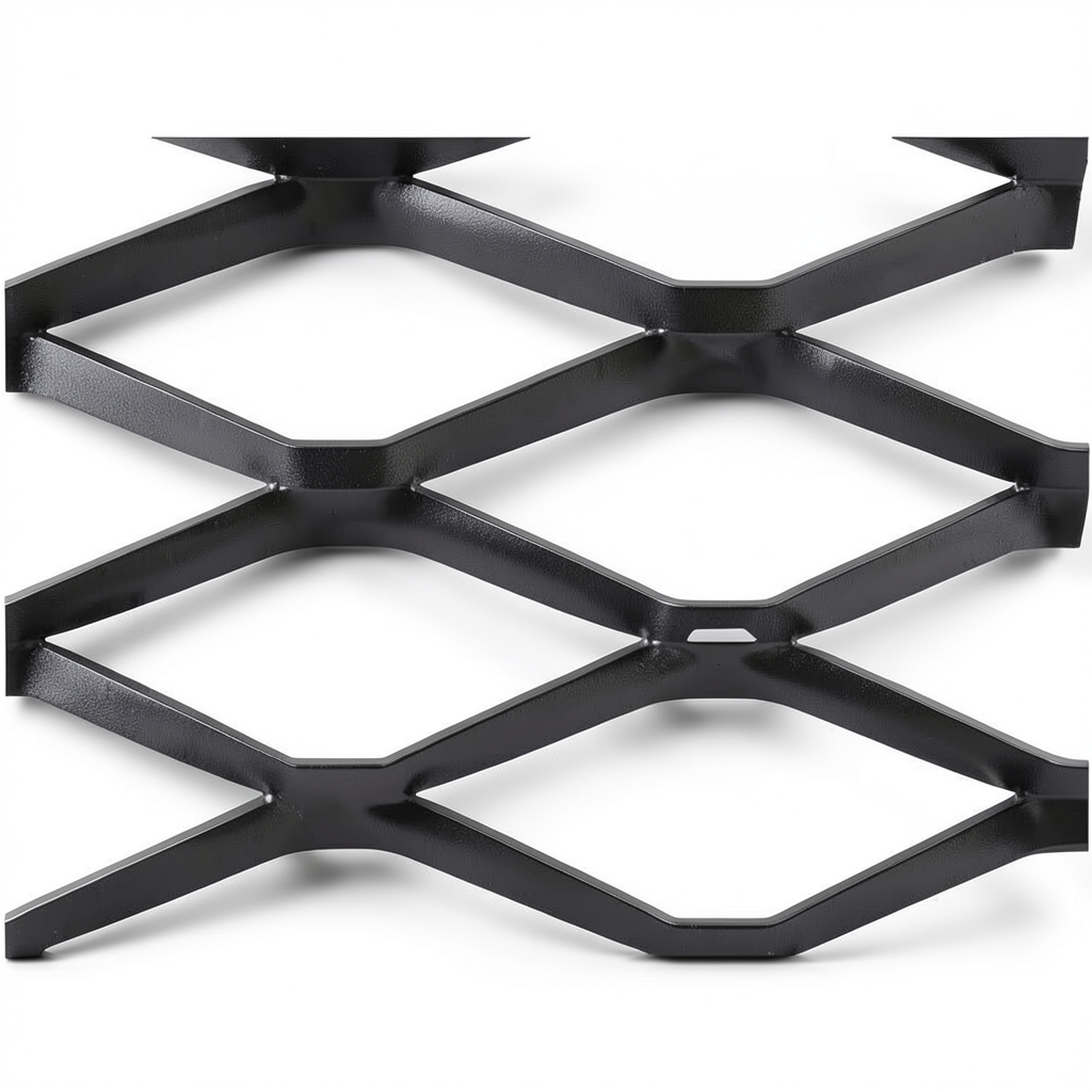 Hot Rolled (Black) Steel Expanded Metal Mesh Bahri 5.8 mm Thickness 1 m Length 2.44 m Width