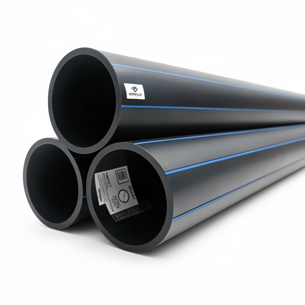 HDPE Pipes PE 80 Nominal Pressure 10 Bar Outside Diameter 225 mm Thickness 16.6 mm Black | NEPROPLAST