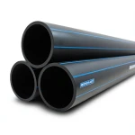 أنابيب HDPE PE 80 ضغط اسمي 10 بار قطر خارجي 315 مم سمك 23.2 مم لون أسود | نيبروبلاست