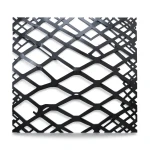 Hot Rolled Black Steel Expanded Metal Mesh Bahri 2.3 mm Thickness 2.44 m Width 7 m Length