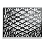 Hot Rolled Black Steel Expanded Metal Mesh Bahri 2.3 mm Thickness 2.44 m Width 7 m Length