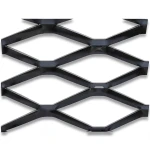 Hot Rolled Black Steel Expanded Metal Mesh Bahri Thickness 2.7 mm Width 2.44 m Length 7 m