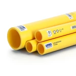مواسير HDPE PE 80 ضغط 6 بار قطر خارجي 500 مم سمك 22.8 مم لون أصفر | نيبروبلاست