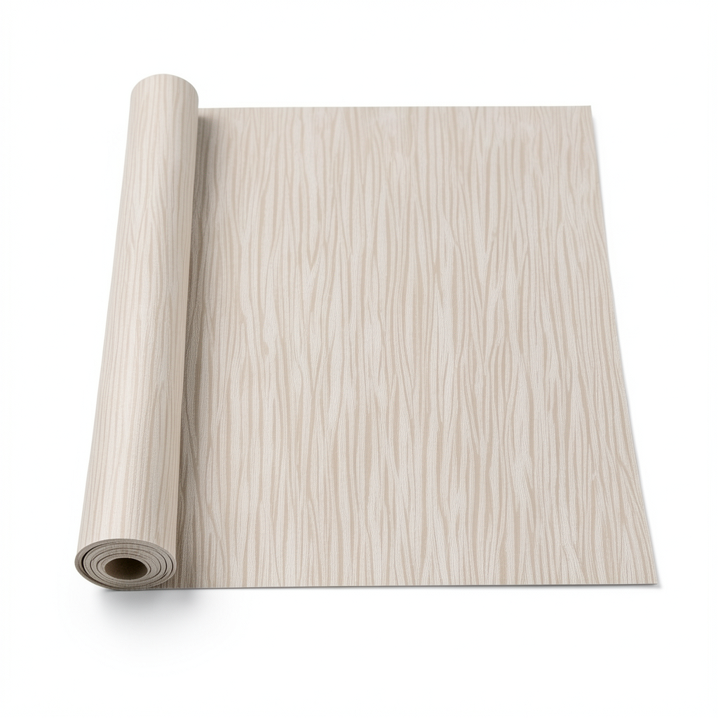 Italian Wallpaper 10m x 0.53m Beige Color, Model 6253