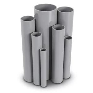 UPVC Pipes Outside Diameter 114.1 mm Thickness 2.3 mm Gray