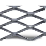 Hot Rolled Steel Expanded Metal Mesh Bahri 4.8 mm Thickness 2.44 m Width 1 m Length